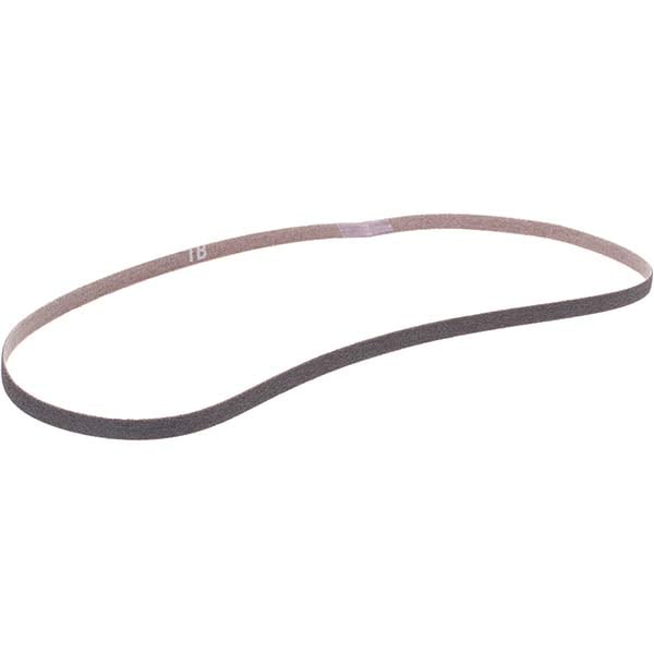 Abrasive Belt: 1/4" Wide, 24" Long, 80 Grit, Aluminum Oxide