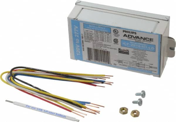 Philips Advance ICF2S18H1LDK 1 or 2 Lamp, 120-277 Volt, 0.16 to 0.33 Amp, 0 to 39 Watt, Programmed Start, Electronic, Nondimmable Fluorescent Ballast 