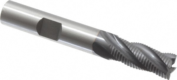 OSG 4559708 Square End Mill: 3/8 Dia, 7/8 LOC, 3/8 Shank Dia, 2-5/8 OAL, 4 Flutes, Cobalt Image