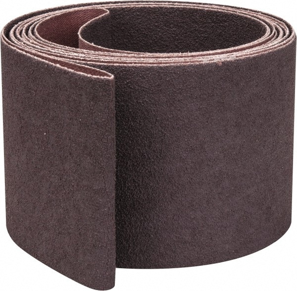 Abrasive Belt: 3" Wide, 132" OAL, 60 Grit, Aluminum Oxide