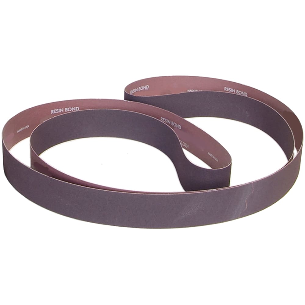 Abrasive Belt: 3" Wide, 132" Long, 100 Grit, Aluminum Oxide
