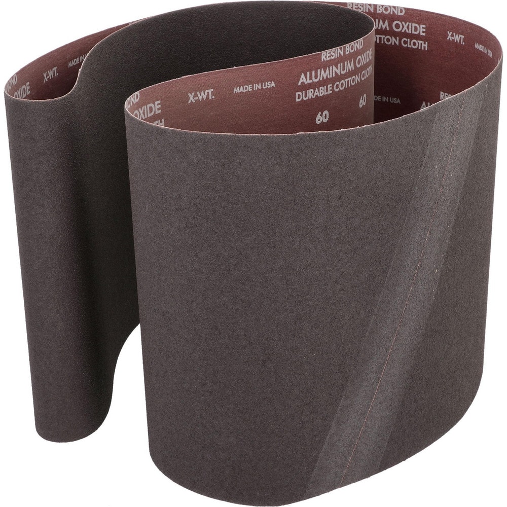 Abrasive Belt: 10" Wide, 70-1/2" Long, 60 Grit, Aluminum Oxide