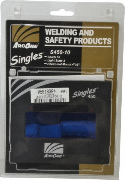 5-1/4" Wide x 4-1/2" High, Lens Shade 10, Auto-Darkening Lens