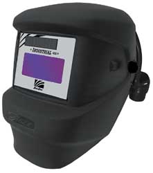 Welding Helmet: Black, Plastic, Shade 2.5 to 10