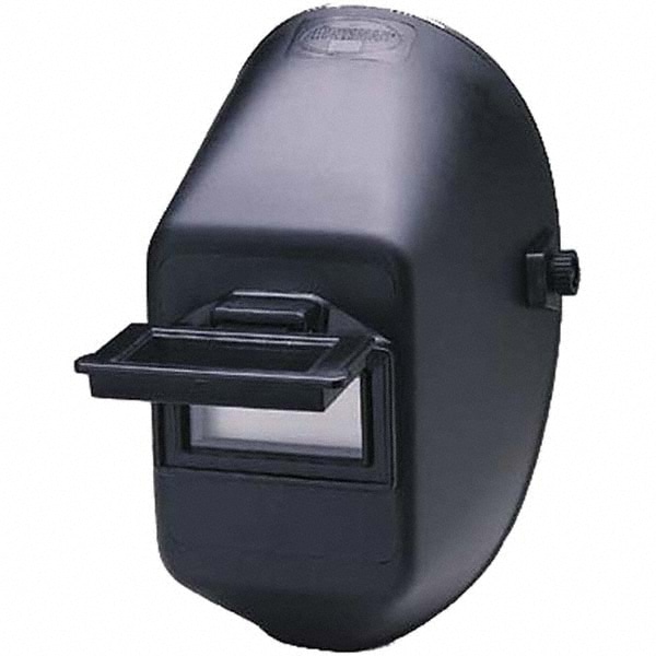 Welding Helmet: Black, Plastic, Shade 10