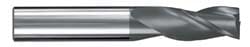 SGS 30827 Square End Mill: 17/64 Dia, 3/4 LOC, 5/16 Shank Dia, 2-1/2 OAL, 3 Flutes, Solid Carbide Image