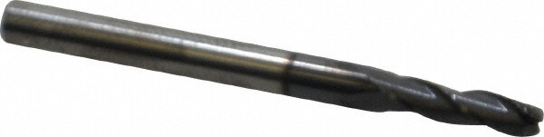 4 Flute Solid Carbide Ball End Mill A... Accupro 7//64/" Diam 3//8/" Length of Cut