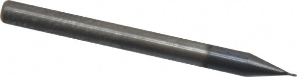 SGS 30191 Square End Mill: 1/64 Dia, 1/32 LOC, 1/8 Shank Dia, 1-1/2 OAL, 4 Flutes, Solid Carbide Image