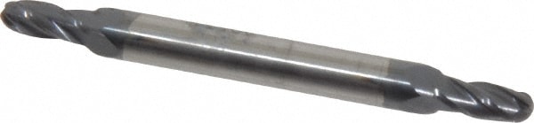 SGS 31225 Ball End Mill: 0.1406" Dia, 0.3125" LOC, 4 Flute, Solid Carbide Image