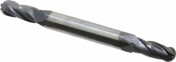 SGS 31230 Ball End Mill: 0.2188" Dia, 0.5" LOC, 4 Flute, Solid Carbide Image