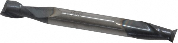 SGS 31330 Square End Mill: 1/4 Dia, 1/2 LOC, 1/4 Shank Dia, 2-1/2 OAL, 2 Flutes, Solid Carbide Image