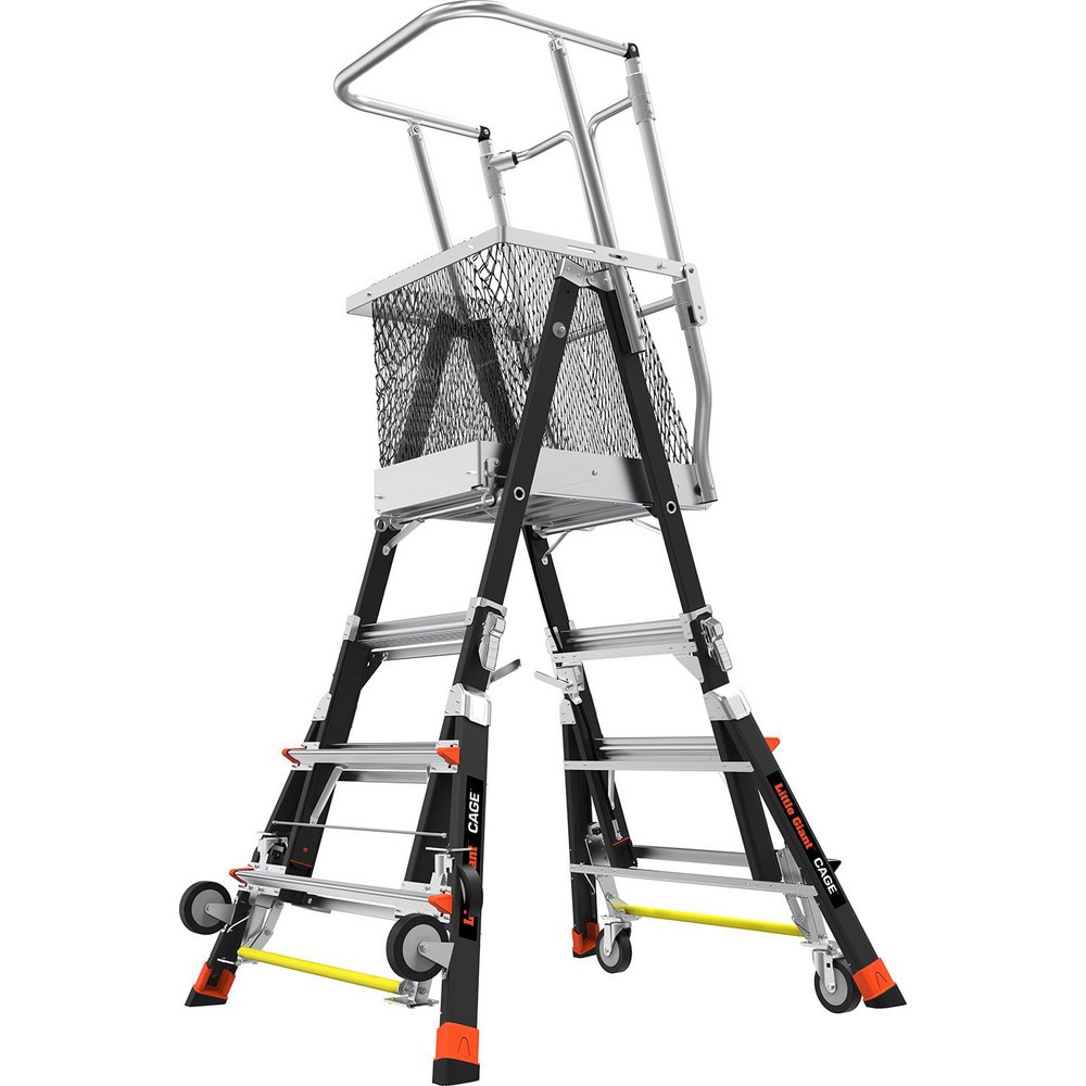 Fiberglass Platform Ladder - 4' Overall Height