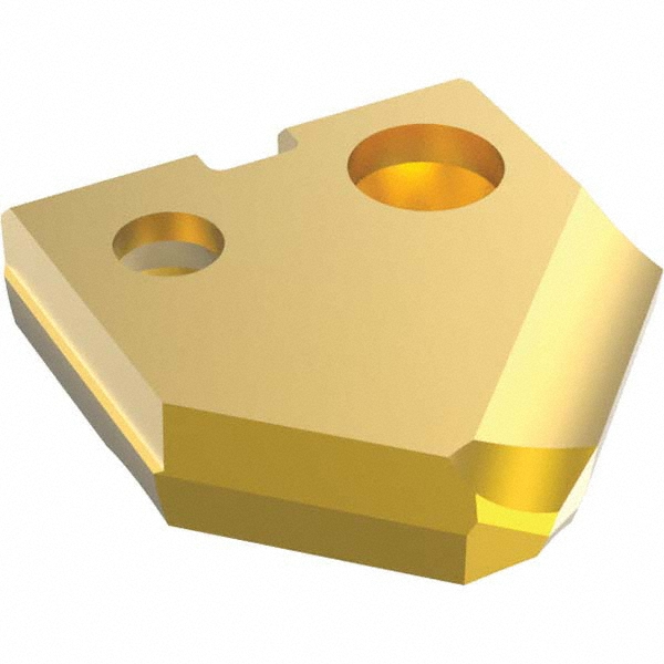 Spade Drill Insert: 14.50 mm Dia, Seat Size 0, Cobalt, 90 deg Point