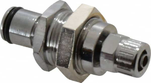 CPC Colder Products LC40004 PTF Brass, Quick Disconnect, Panel Mount Coupling Insert 