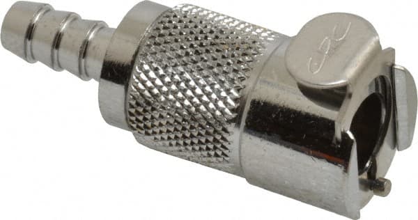 CPC Colder Products LC17004 1/4" Inside Tube Diam, Brass, Quick Disconnect, Hose Barb Inline Coupling Body 