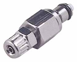 CPC Colder Products MCD2006NA PTF Brass, Quick Disconnect, Valved Inline Coupling Insert Image