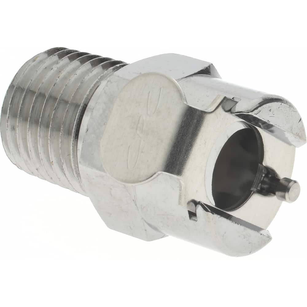 CPC Colder Products MCD1004 1/4 NPT Brass, Quick Disconnect, Valved Coupling Body 