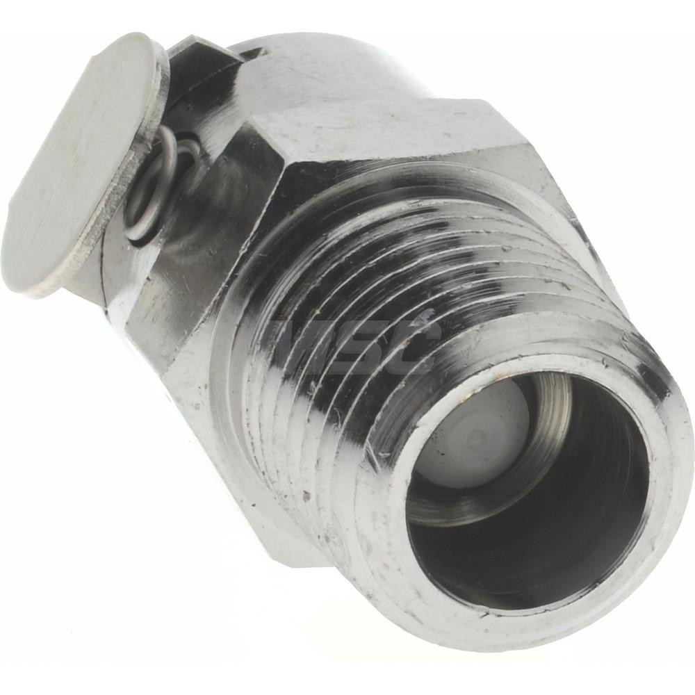 CPC Colder Products 1/4 NPT Brass, Quick Disconnect, Valved Coupling