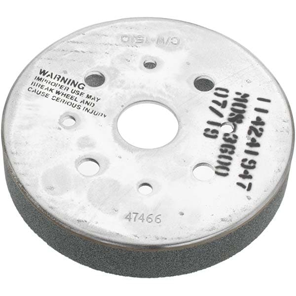 Norton 66252838327 Tool & Cutting Grinding Wheel: 6" Dia, 80 Grit, I Hardness, Type 2 Image