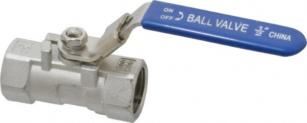 Value Collection BT-1R12 Standard Manual Ball Valve: 1/2" Pipe, Standard Port Image