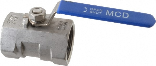 Standard Manual Ball Valve: 1-1/2" Pipe, Standard Port