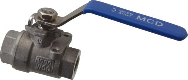Midwest Control SSR-25 Standard Manual Ball Valve: 1/4" Pipe 