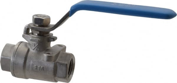 Midwest Control SSR-38 Standard Manual Ball Valve: 3/8" Pipe 
