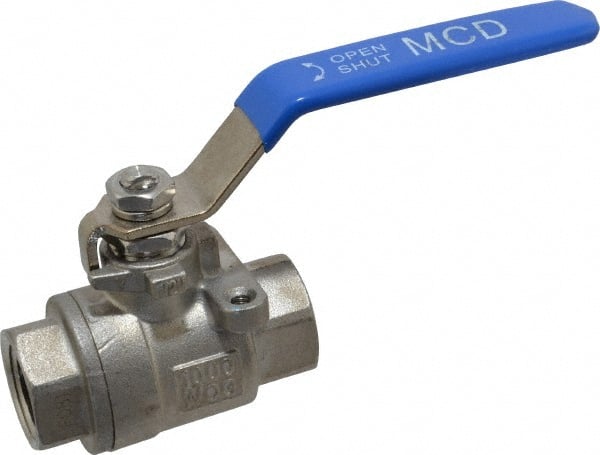 Midwest Control SSR-50 Standard Manual Ball Valve: 1/2" Pipe 