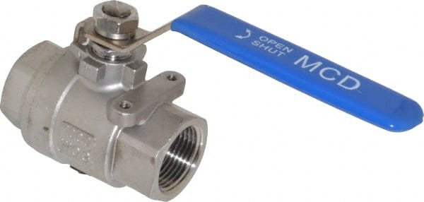 Midwest Control SSR-100 Standard Manual Ball Valve: 1" Pipe 