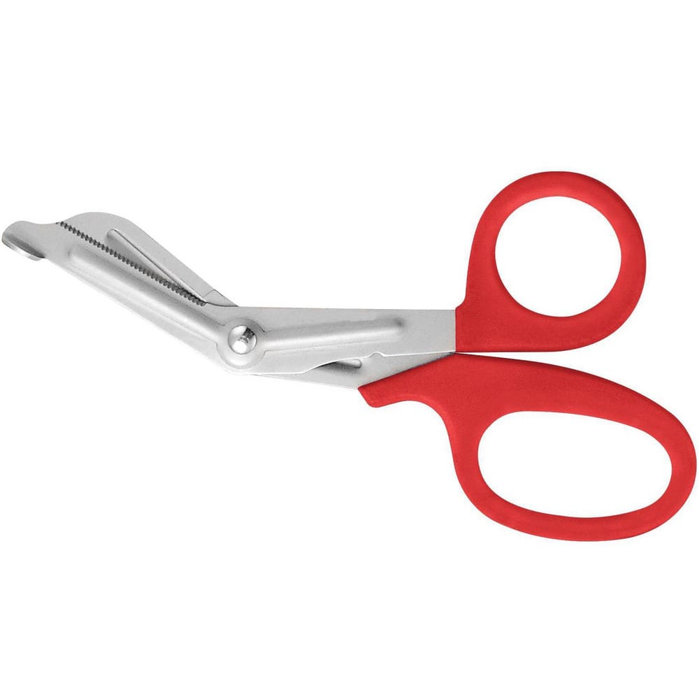 Shears: 7-1/4" OAL, 2-1/2" LOC, Stainless Steel Blades