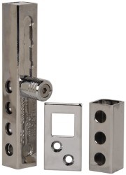 2-3/8" Long x 3/4" Wide, Locking Slide Bolt Hasp