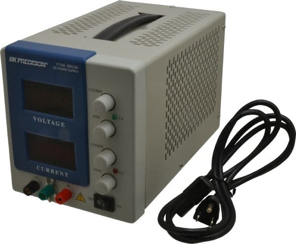 B&K Precision 1715A 0 to 2 Amp, 0 to 60 VDC Output, Power Supply 
