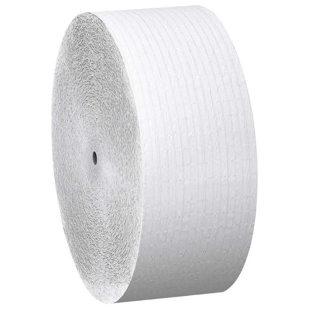Bathroom Tissue: Recycled Fiber, 1-Ply, White