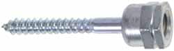 ITW Buildex 560182 3/8" Zinc-Plated Steel Vertical (End Drilled) Mount Threaded Rod Anchor 