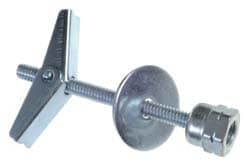 ITW Buildex 560162 3/8" Zinc-Plated Stainless Steel Vertical (End Drilled) Mount Threaded Rod Anchor Image