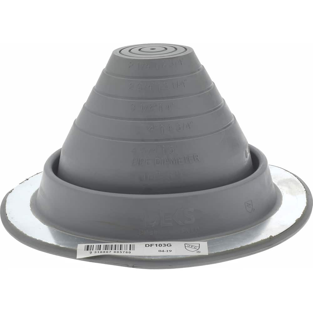 ITW Buildex 560158 Metal Roof Flashing for 1/4 to 5" Pipe 