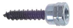 1/2" Zinc-Plated Steel Vertical (End Drilled) Mount Threaded Rod Anchor