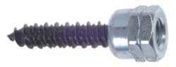 1/2" Zinc-Plated Steel Vertical (End Drilled) Mount Threaded Rod Anchor