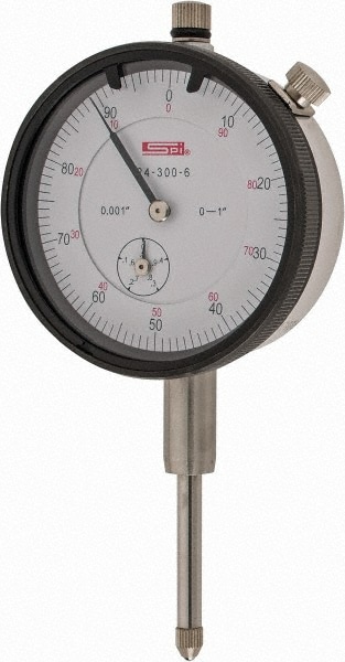 0.001" Graduation, 0-100 Dial Reading, Indicator & Base Kit