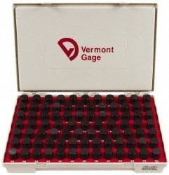 Vermont Gage 901200900 Class ZZ Plug Gage Set: 0.833 to 0.916" Range, 84 Pc Image