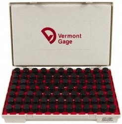 Vermont Gage 901201000 Class ZZ Plug Gage Set: 0.917 to 1" Range, 84 Pc Image