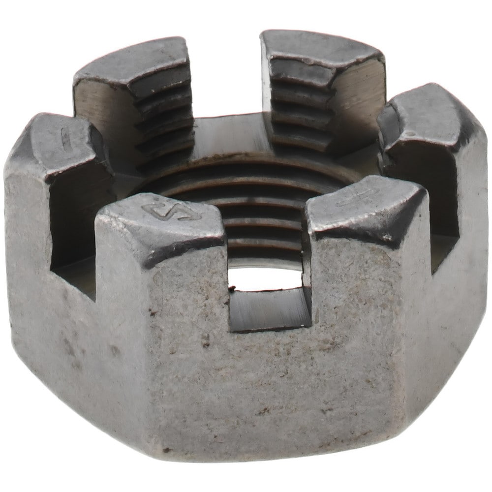 Hex Lock Nut: 3/4-16, Grade 2 Steel, Uncoated