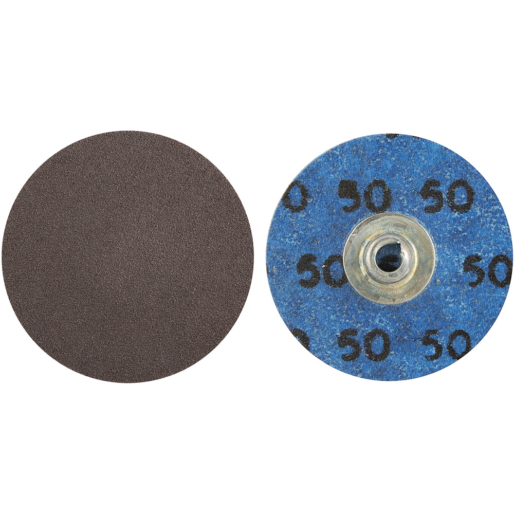 Norton 66261138160 Quick-Change Disc: Speed-Lok TS, 2" Disc Dia, 50 Grit, Aluminum Oxide, Coated Image