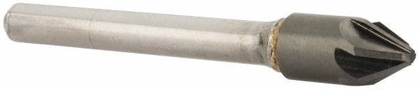 SGS 74058 3/8" Head Diam, 1/4" Shank Diam, 6 Flute 60° Solid Carbide Countersink Image