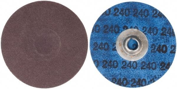 Norton 66261138172 Quick-Change Disc: Speed-Lok TS, 3" Disc Dia, 240 Grit, Aluminum Oxide, Coated Image