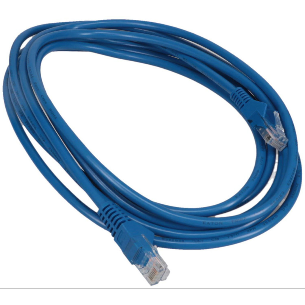 Tripp-Lite Ethernet Cable: Cat5e, 350 MHz, Unshielded - Blue, Polyvinylchloride, 10' OAL | Part #N001-010-BL