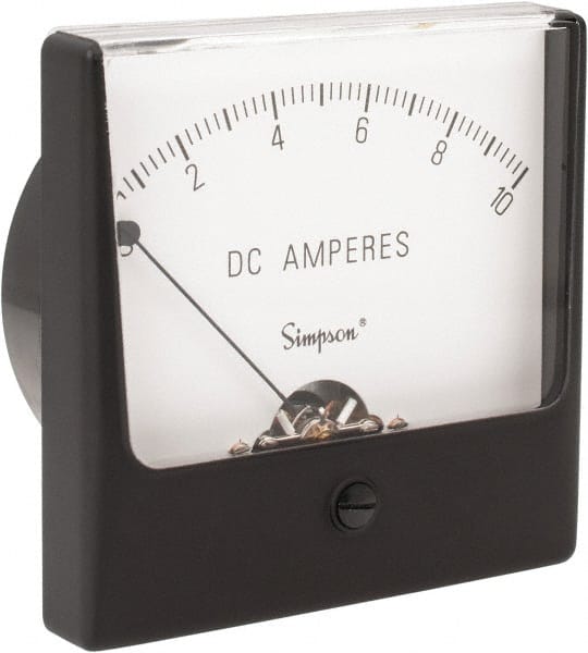 Simpson Electric 2690 Analog, DC Ammeter, Panel Meter 