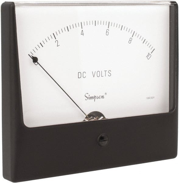 Simpson 0-600 Amperes DC Panel Meter 
