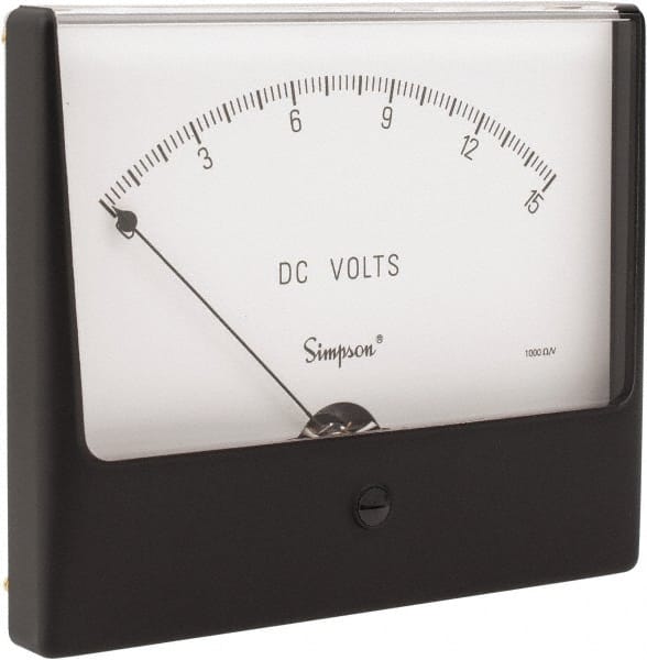 0-15V DC Installation Tool Measuring Instrument Mounting Analog Voltmeter Panel Meter 