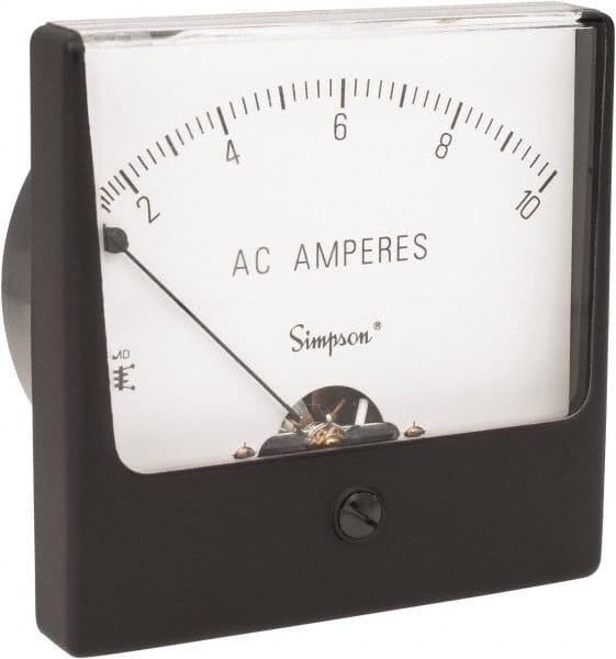 Simpson Electric 3180 Analog, AC Ammeter, Panel Meter 